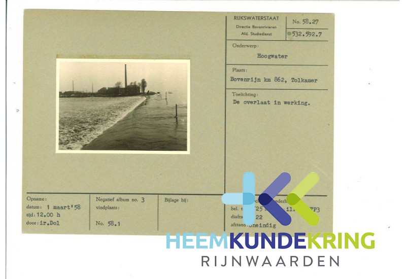 Hoogwater Boven Rijn 1958 F0000013